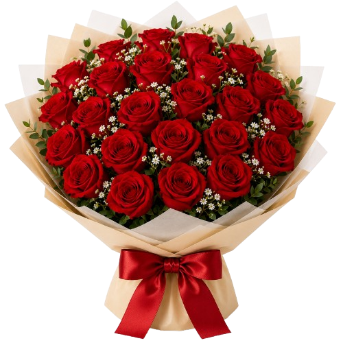 Buquê 24 Rosas
